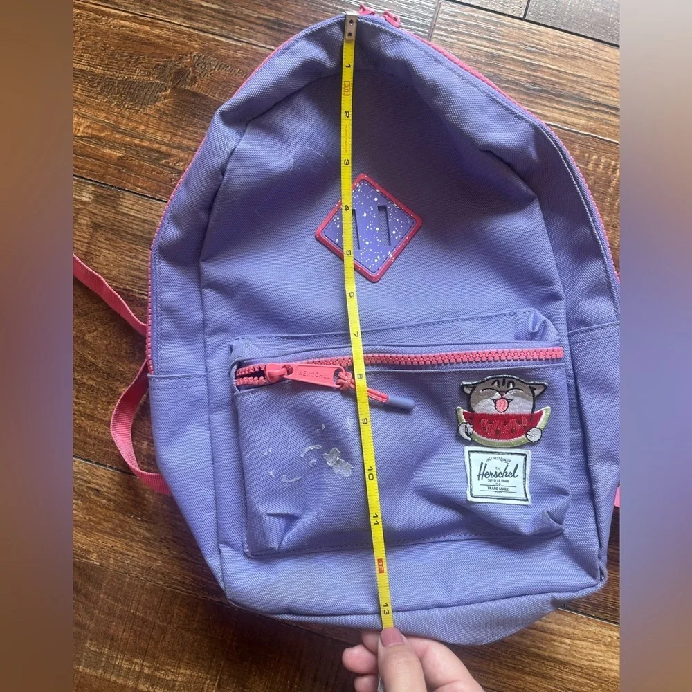 Herschel Supply Company Purple and Pink Backpack with Signature Logo